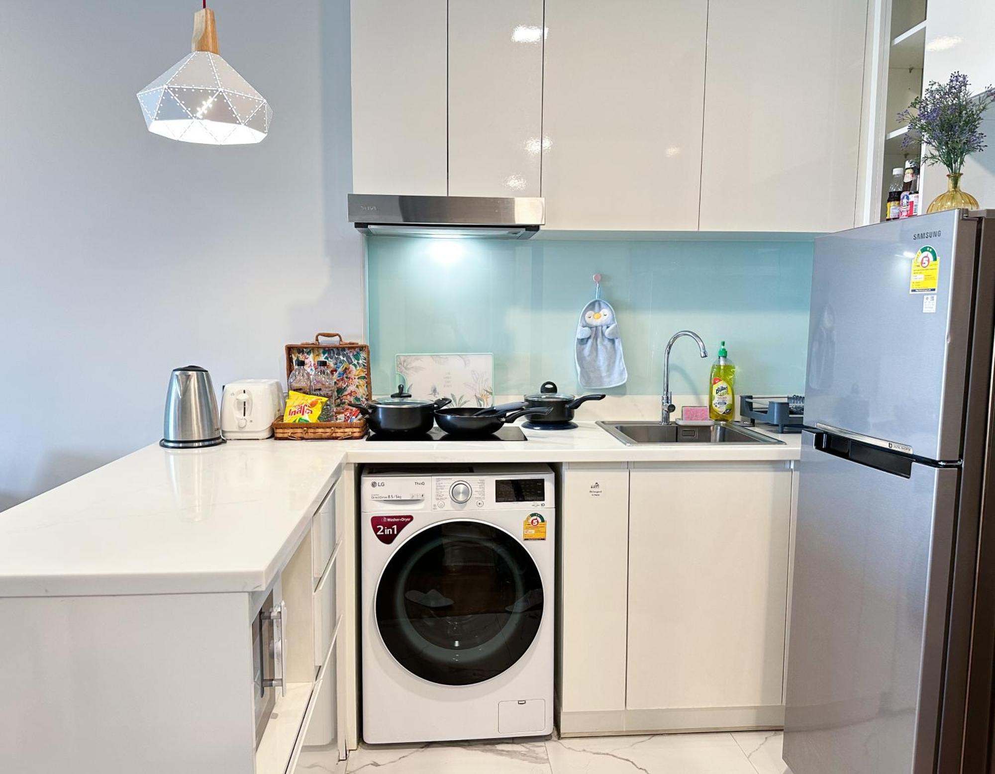 New & Cozy 2 Bedroom @ The Astra Sky River Chiang Mai Eksteriør bilde