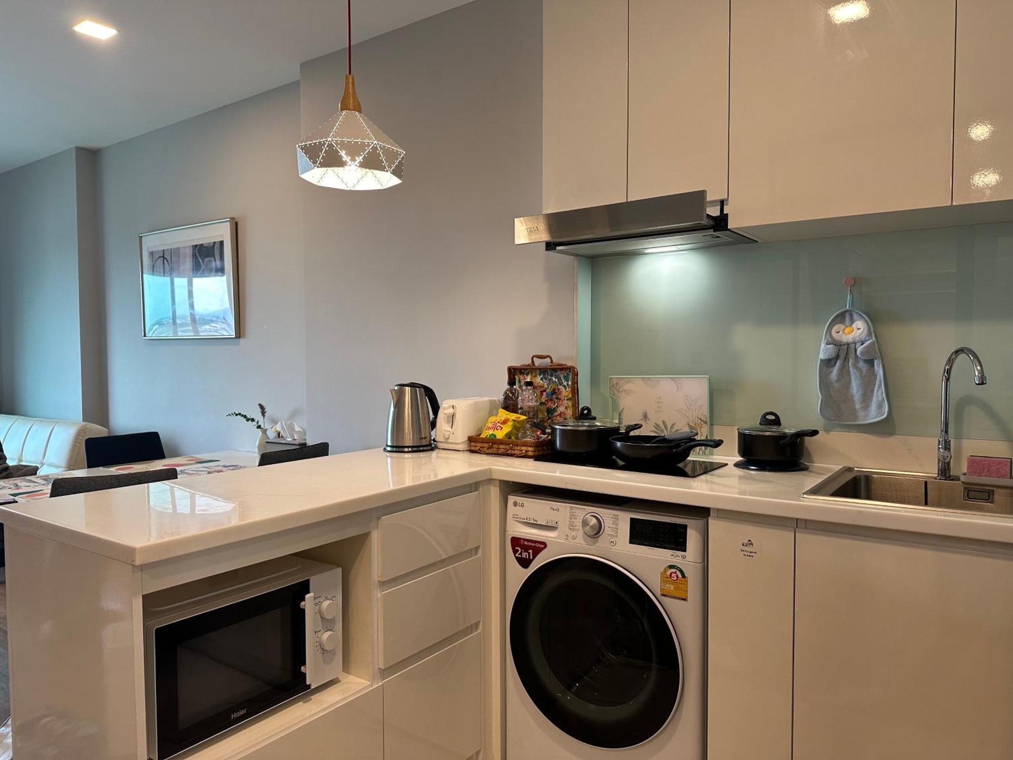New & Cozy 2 Bedroom @ The Astra Sky River Chiang Mai Eksteriør bilde